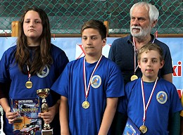 Złoci medaliści XXIII Drużynowe Młodzieżowe Mistrzostwa Polskiw kategorii juniorów do lat 13